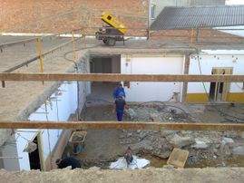 Estudio de Arquitectura Félix Cuadrado cimientos de madera