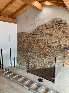 Estudio de Arquitectura Félix Cuadrado interior ladrillo